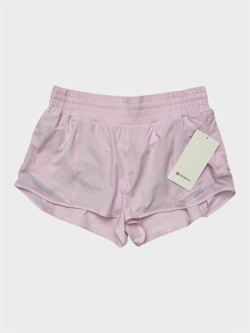 Lululemon Hotty Hot High-Rise Short 2.5" Pink Organza, Size 10 NWT